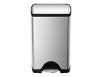 simplehuman Indoor Step Trash Can, Brushed Stainless Steel, 10 Gal. (CW1814)