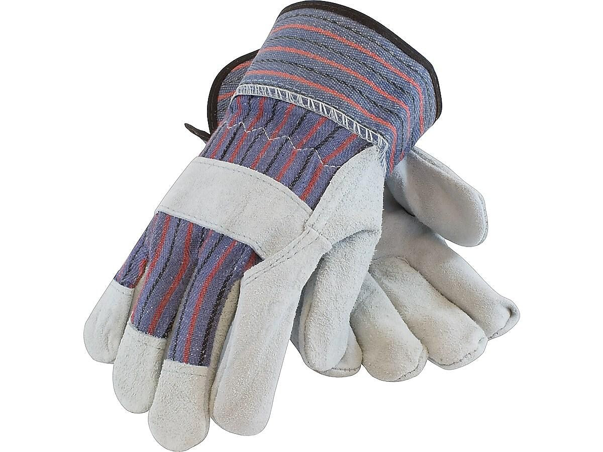 PIP Economy Grade Split Cowhide Leather Palm Glove, Large (84-7532/L)