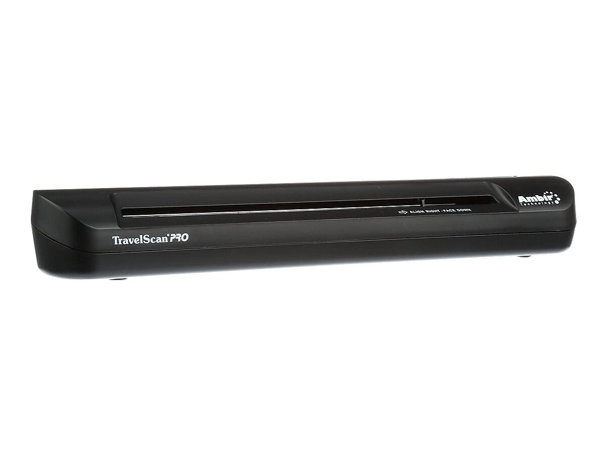 Ambir TravelScan Pro PS600-AS Portable/Mobile Scanner, Black
