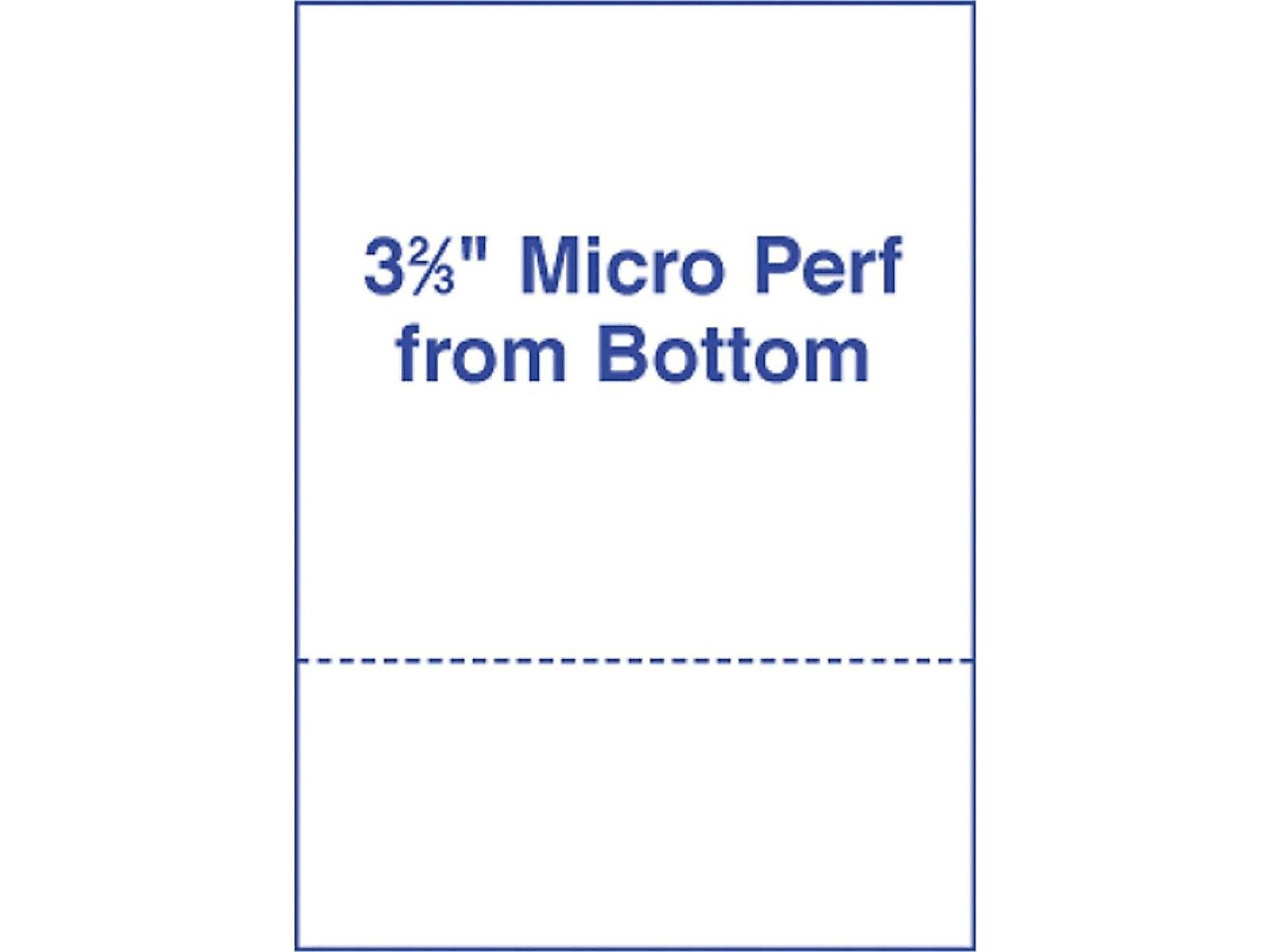 Alliance Pre-Perforated 8.5" x 11", Bond Paper, 24 lbs., 92 Brightness, 500 Sheets/Ream (30044)