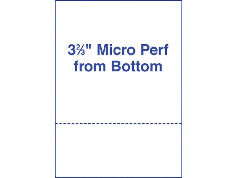 Alliance Pre-Perforated 8.5" x 11", Bond Paper, 24 lbs., 92 Brightness, 500 Sheets/Ream (30044)