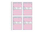Adams Phone Message Pad, 5.5" x 3.8", Ruled, Pink, 50 Sheets/Pad (SC1184D)