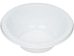 Table Mate Plastic Standard Bowls, 12 oz., White, 125/Pack (TBL-12244-WH)