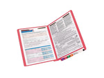 Smead End Tab Classification Folders, Shelf-Master Reinforced Straight-Cut Tab, Letter Size, Red, 50/Box (25740)