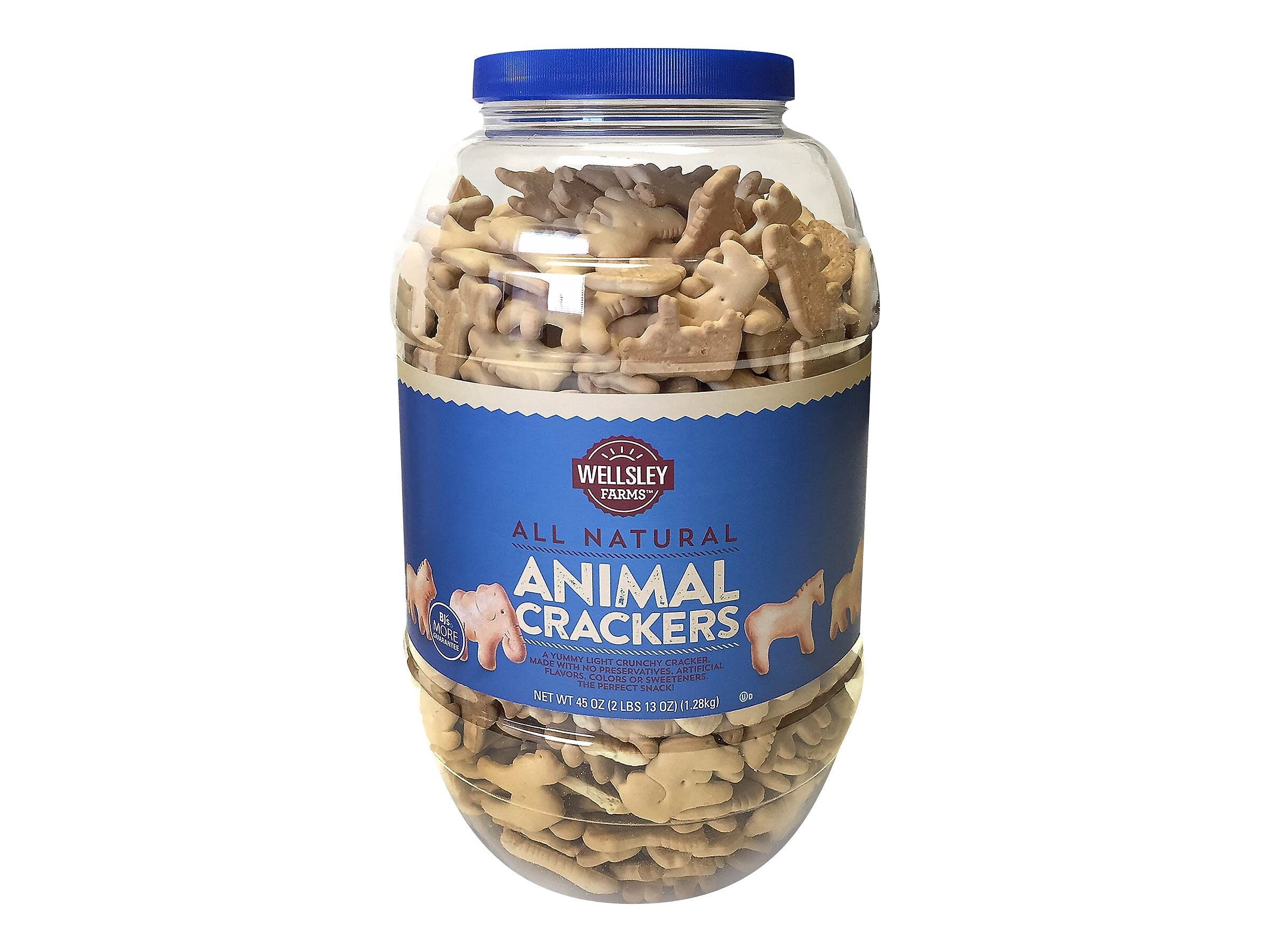 Wellsley Farms Classic Animal Crackers, 45 oz., (220-00464)