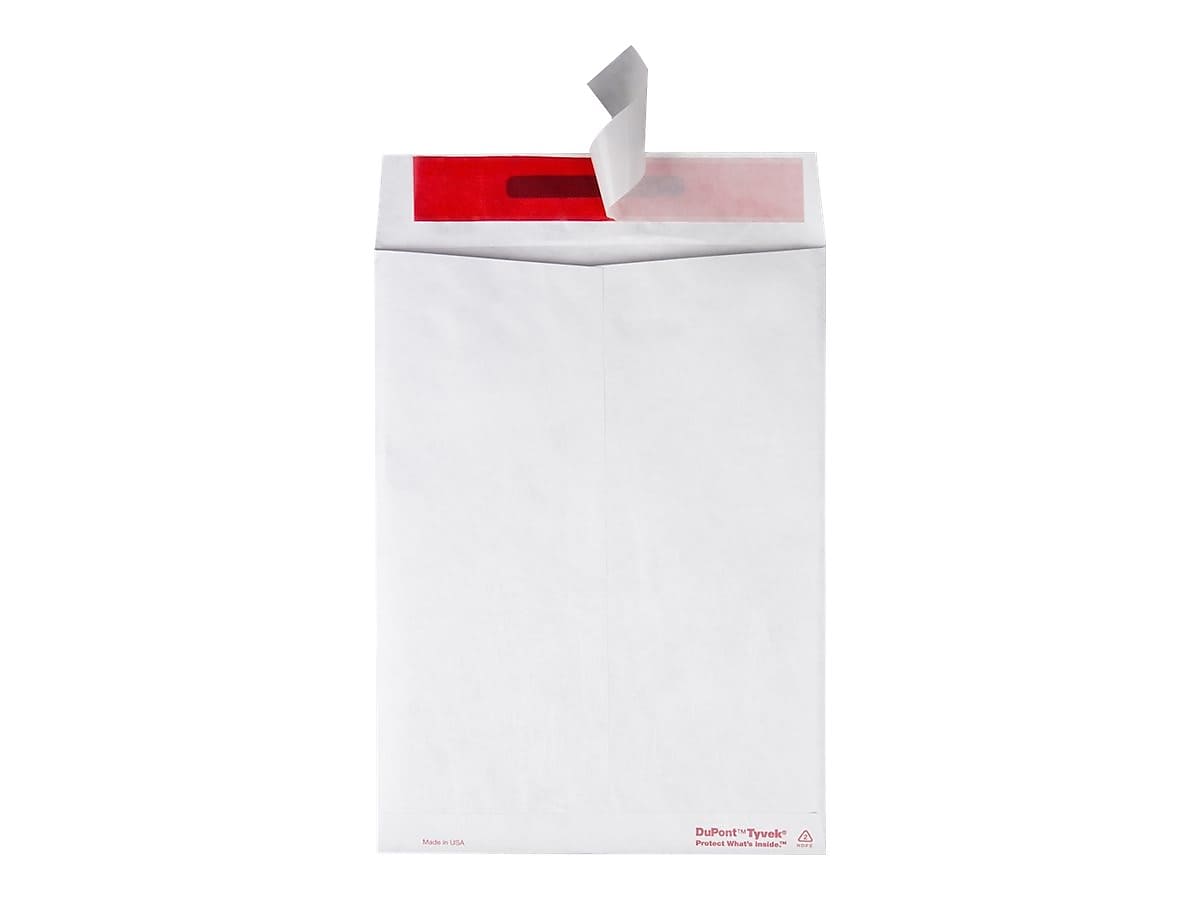 Quality Park Survivor Tyvek Self Seal Inter-Departmental Envelope 9" x 12", White, 100/Box (QUAR2400)