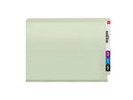 Smead 60% Recycled End Tab Folders, Letter Size, Gray/Green, 25/Box (34715)