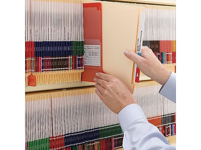 Smead End Tab Classification Folders, Shelf-Master Reinforced Straight-Cut Tab, Letter Size, Manila, 50/Box (34276)