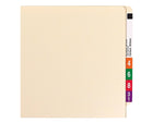 Smead End Tab Classification Folders, Shelf-Master Reinforced Straight-Cut Tab, Letter Size, Manila, 50/Box (34276)