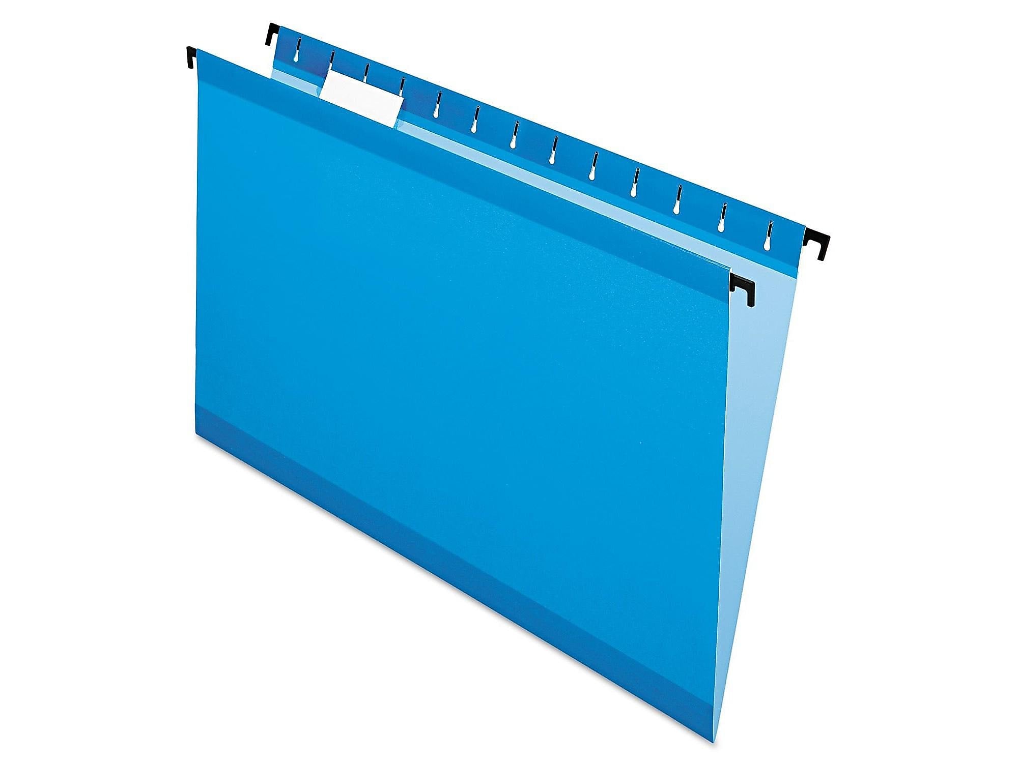 Pendaflex SureHook Hanging File Folders, Legal Size, Blue, 20/Box (PFX 6153 1/5 BLU)