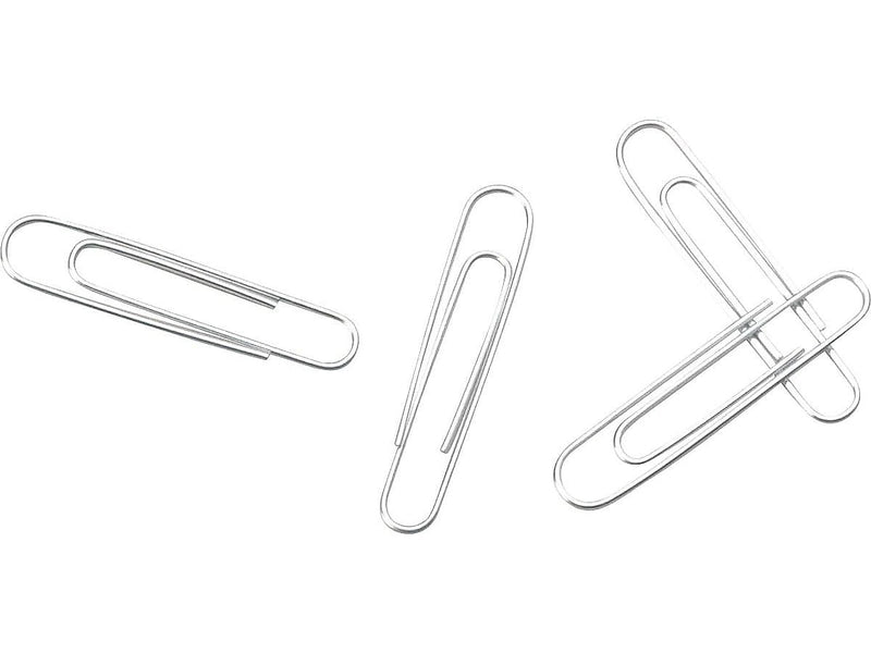 ACCO #3 Economy Paper Clips, Silver, 100/Box, 10 Boxes/Pack (72320)