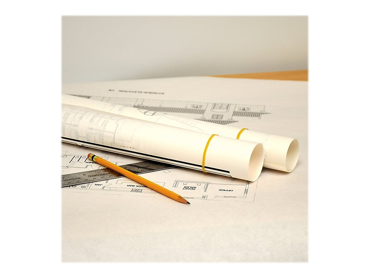 Alliance Pale Crepe Gold Multi-Purpose #64 Rubber Bands, 3-1/2" x 1/4", Golden Crepe, 490/Box (20645)