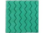 Rubbermaid HYGEN Microfiber Cleaning Cloths, 16" x 16", Green, 12 Cloths/Pack (FGQ62000GR00)