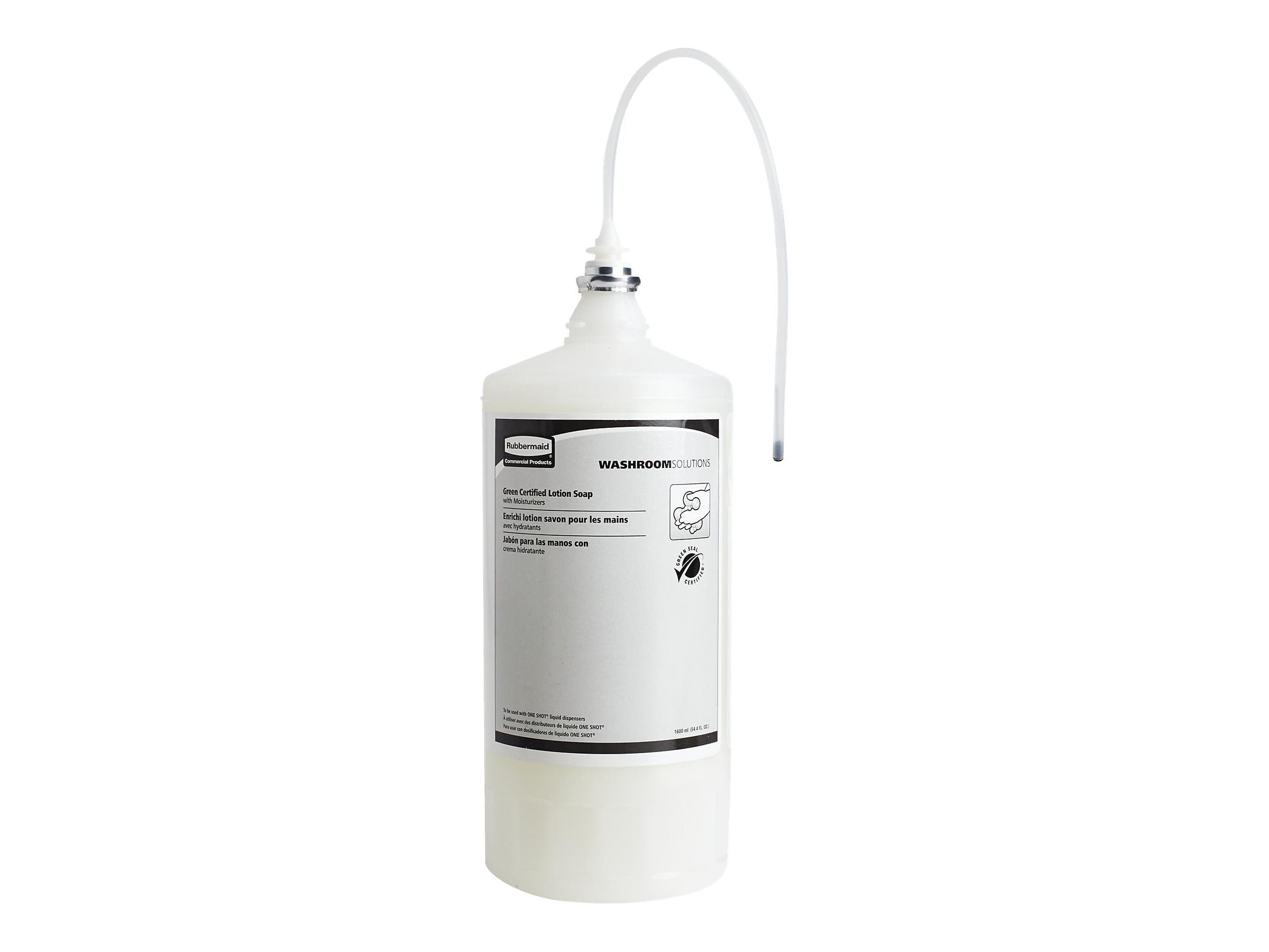 Rubbermaid Liquid Hand Soap Refill for OneShot Dispenser, Floral Scent, 4/Carton(FG4015431)
