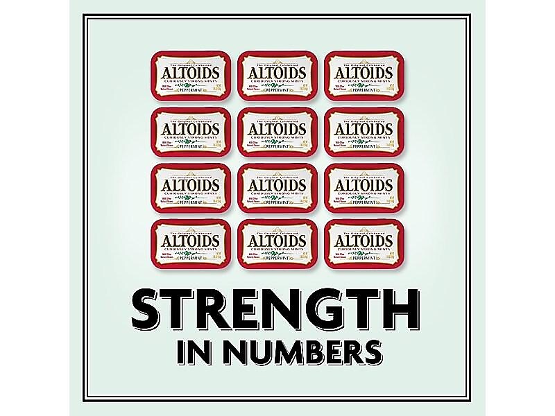 Altoids Peppermint Mints, 21.12 oz., 12/Pack (209-00483)