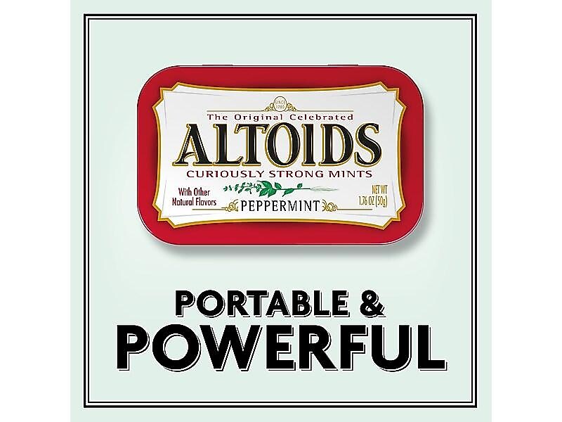 Altoids Peppermint Mints, 21.12 oz., 12/Pack (209-00483)