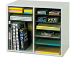 Safco Wood File Organizer, Gray (9420GR)