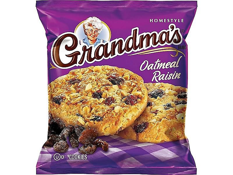 Grandma's Oatmeal Raisin Cookies, 2.5 oz, 60/Carton (FRI45093)