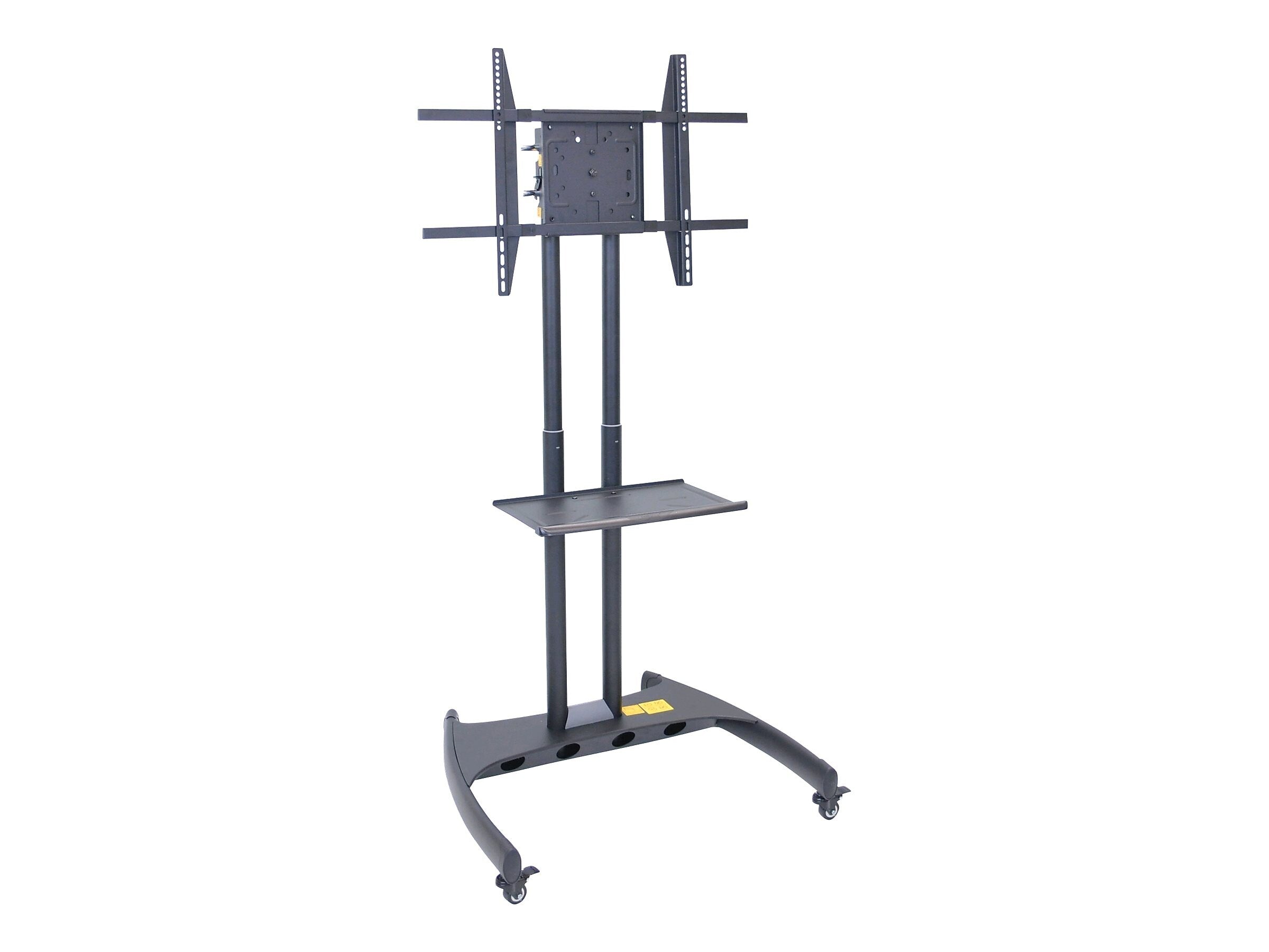 Luxor FP Series Steel Pedestal TV Stand, Screens up to 60", Black (FP3500)