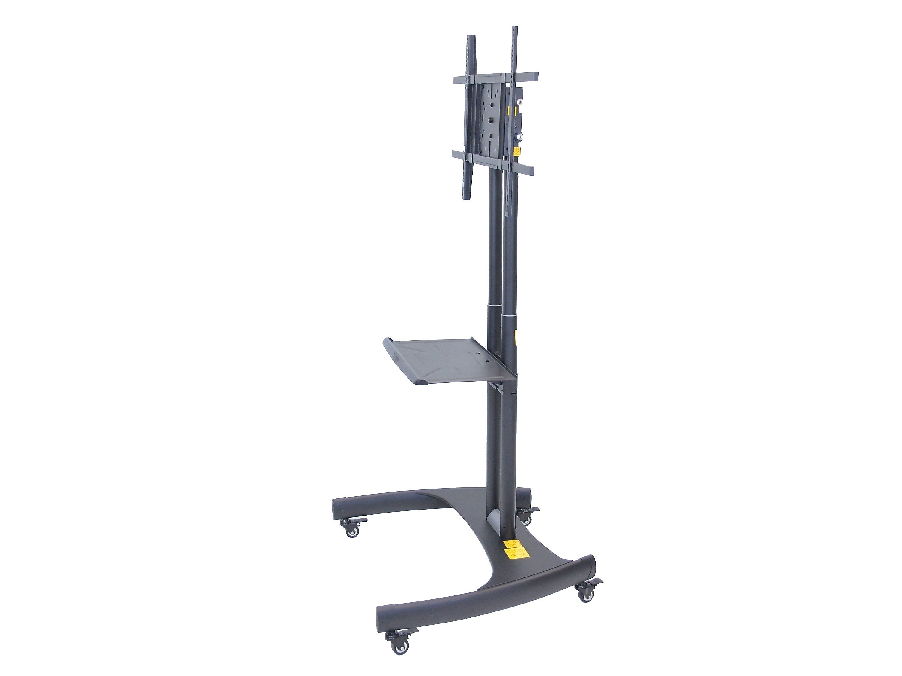 Luxor FP Series Steel Pedestal TV Stand, Screens up to 60", Black (FP3500)