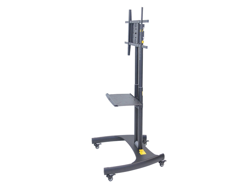 Luxor FP Series Steel Pedestal TV Stand, Screens up to 60", Black (FP3500)
