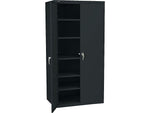 HON Brigade 72" Steel Storage Cabinet with 5 Shelves, Black (HONSC2472P)