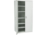 HON Brigade 72" Steel Storage Cabinet with 5 Shelves, Light Gray (HONSC2472Q)
