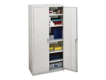 HON Brigade 72" Steel Storage Cabinet with 5 Shelves, Light Gray (HONSC1872Q)
