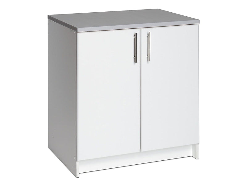Prepac Elite 36" Composite Storage Cabinet with 1 Shelf, White (WEB-3236)