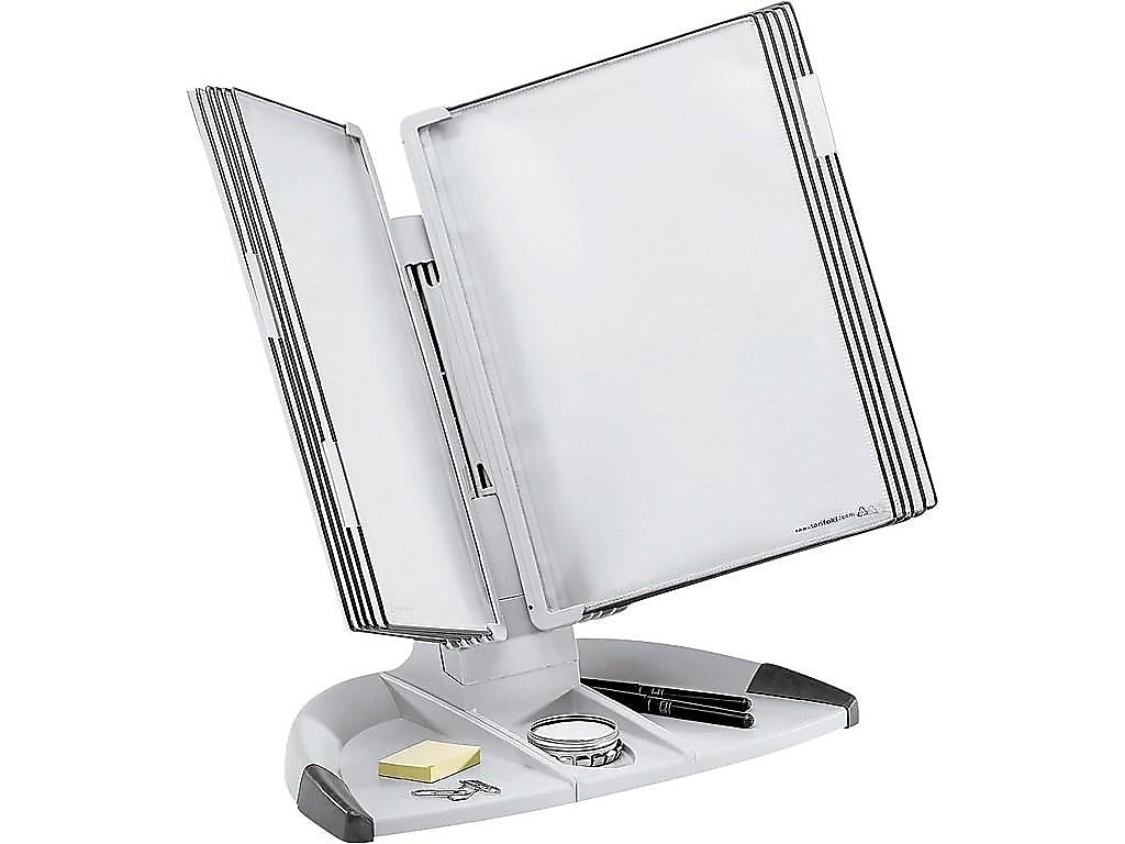 Tarifold Modular Desktop Document Holder, 8.5" x 11", Gray, Polypropylene (TD271)