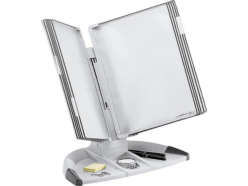 Tarifold Modular Desktop Document Holder, 8.5" x 11", Gray, Polypropylene (TD271)