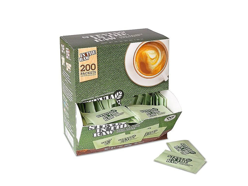 Stevia In The Raw Natural Sweeteners Sugar Packet, 200/Box (4480076014)