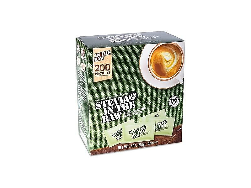 Stevia In The Raw Natural Sweeteners Sugar Packet, 200/Box (4480076014)