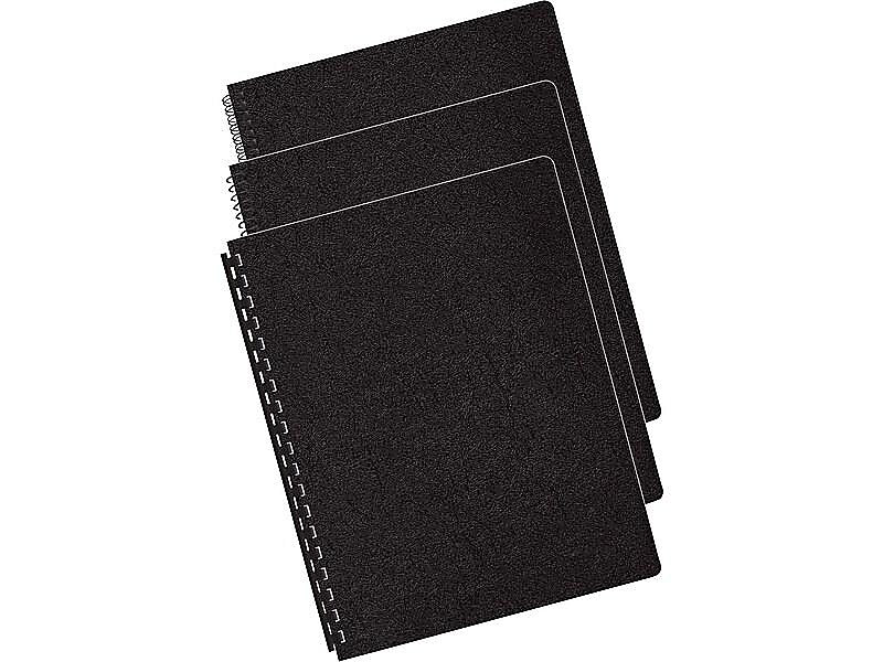 Fellowes Executive Presentation Covers, Oversize, Black, 50/Pack (52146)
