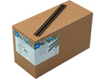 GBC ProClick 5/16" Plastic Binding Spine Comb, 45 Sheet Capacity, Black, 100/Box (2514700)