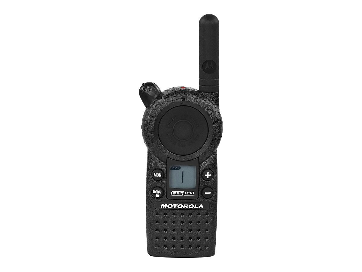 Motorola Portable Two-Way Radio, Black (CLS1110)