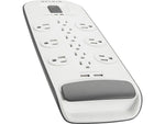 Belkin 12 Outlets Surge Protector, 6' Cord, White (BV112050-06)