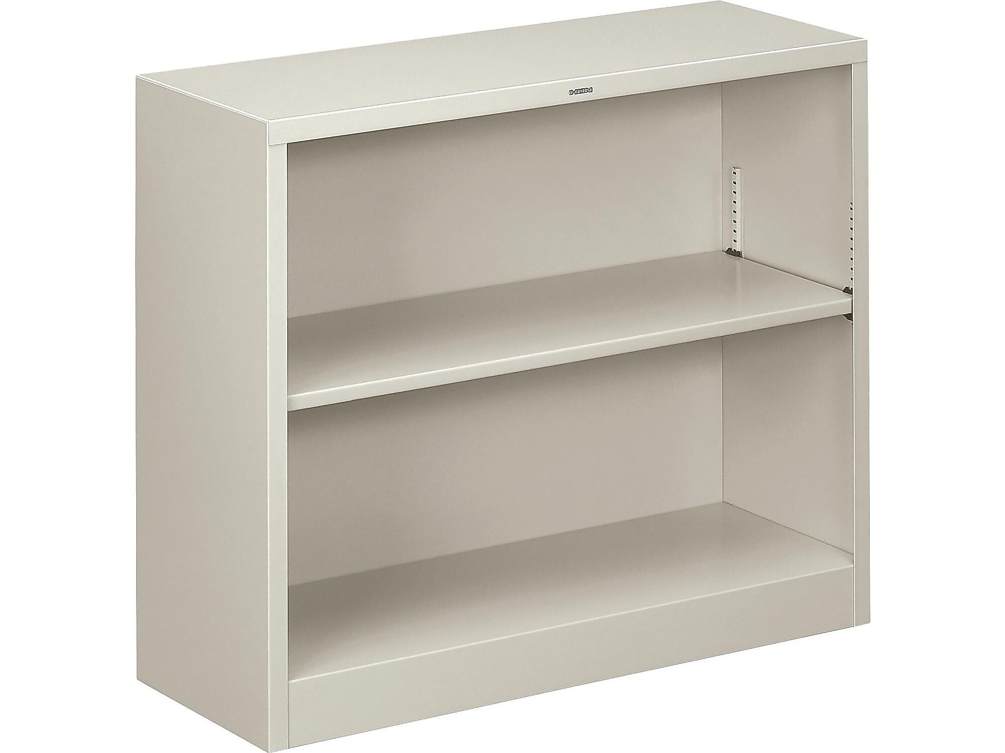 HON Brigade 2-Shelf Standard Bookcase, Light gray (HONS30ABCQ)
