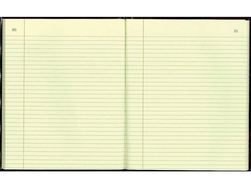 Rediform Texhide Record Book, 7 7/8" x 10", Black, 152 Sheets/Book (56231)