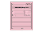 TOPS While You Were Out Message Pads, 4.25" x 5.5", Pink, 50 Sheets/Pad, 12 Pads/Pack (TOP 3002P)