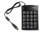 Targus Wired Keypad, Black, Each (PAUK10U)