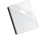Fellowes Crystals Presentation Covers, Oversize, Clear, 100/Pack (5293401)