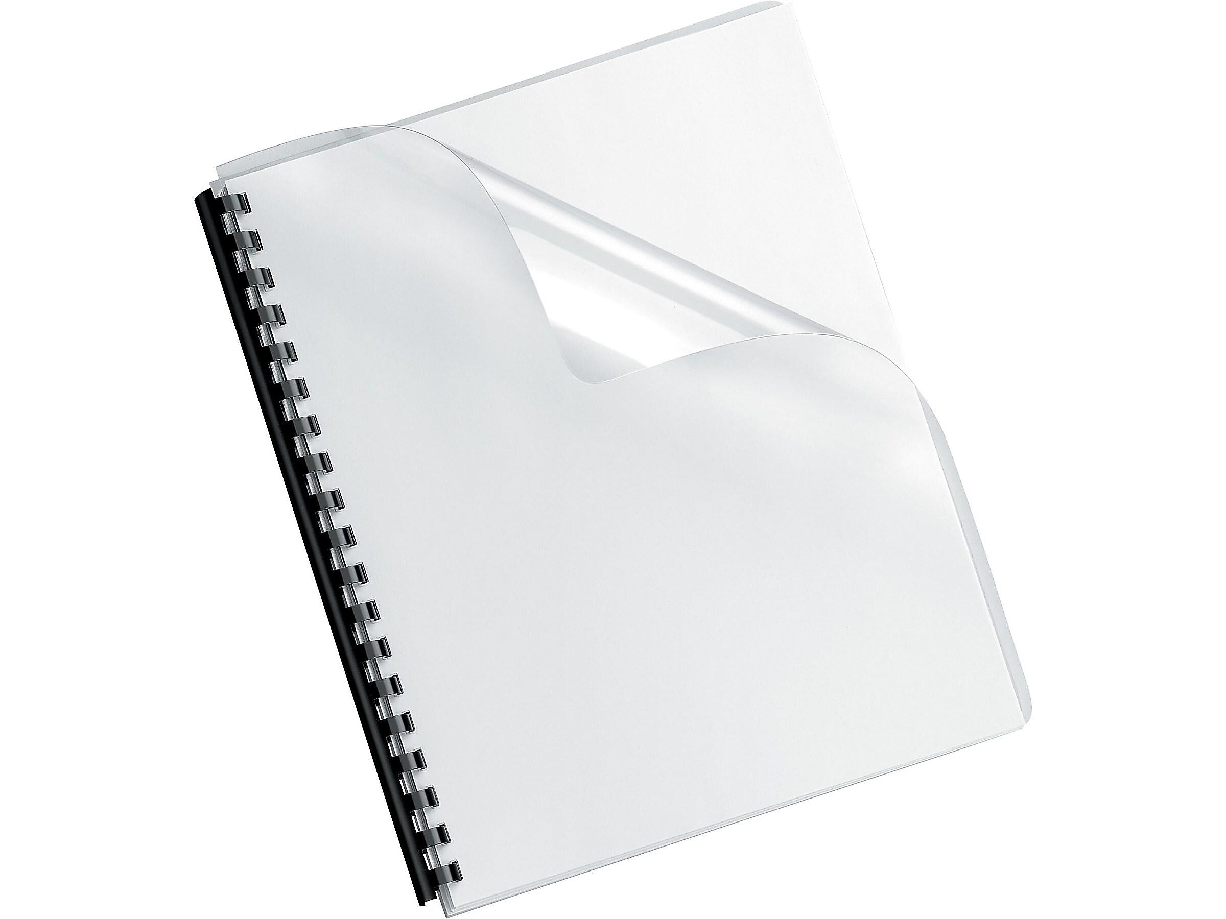 Fellowes Crystals Presentation Covers, Oversize, Clear, 100/Pack (5293401)