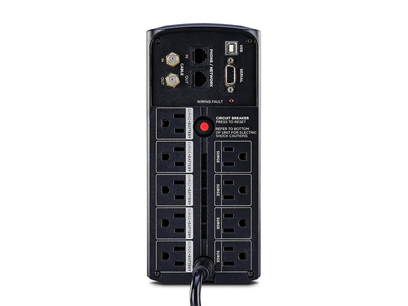 CyberPower Intelligent LCD UPS, Black (CP850AVRLCD)