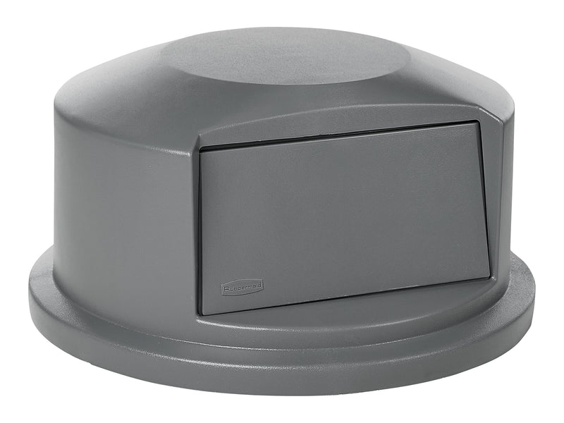 Rubbermaid BRUTE Outdoor Lid, Gray Polyethylene, 44 Gal. (FG264788GRAY)