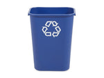 Rubbermaid Commercial Products Plastic Container, 10.25 Gal., Blue (FG295773BLUE)