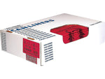 Heritage 30 Gal. Biohazard Liners, Red, 43"L x 30"W, 100/Carton (A6043ZR)