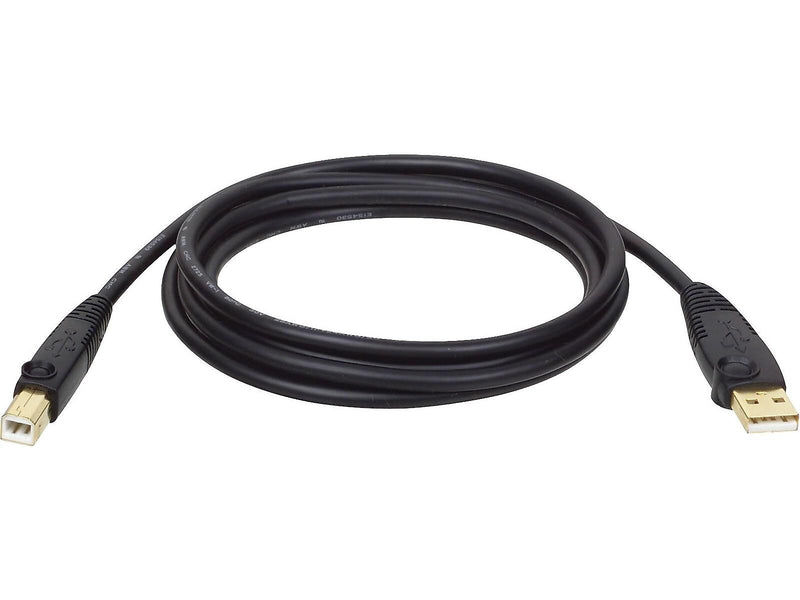 Tripp Lite 15' USB A Male/B Male, Black (U022-015)