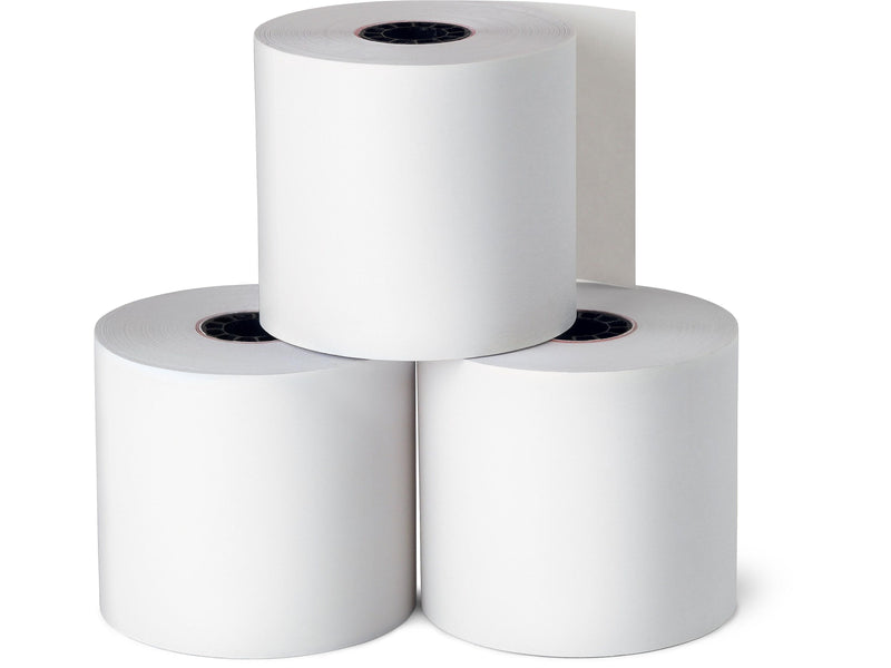 Staples Recycled Bond Cash Register/POS Rolls, 1-Ply, 2 1/4" x 130', 12/Carton (18237-CC)