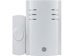 GE Plug-in Wireless Smart Single Doorbell & Chime, White (19299)